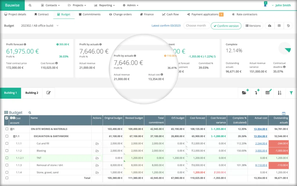 Cost Control Software in Construction