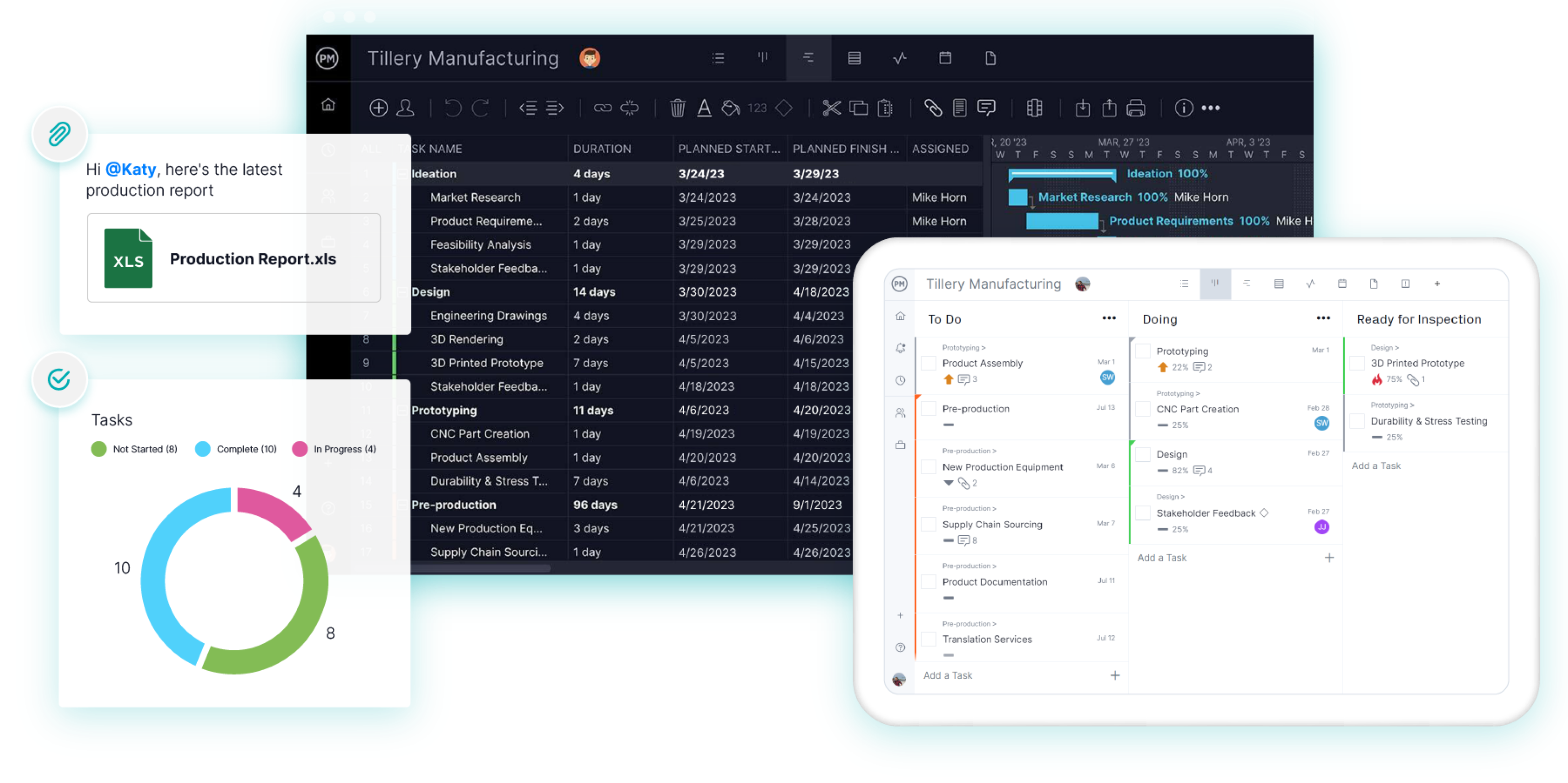 Project Management Software for Manufacturing Industry