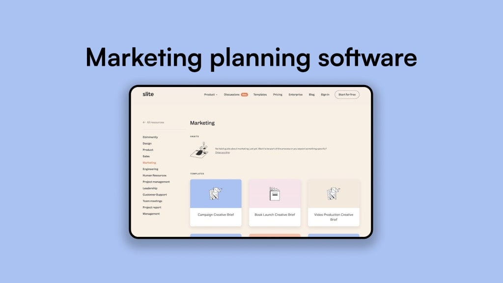 Best Marketing Planning Software